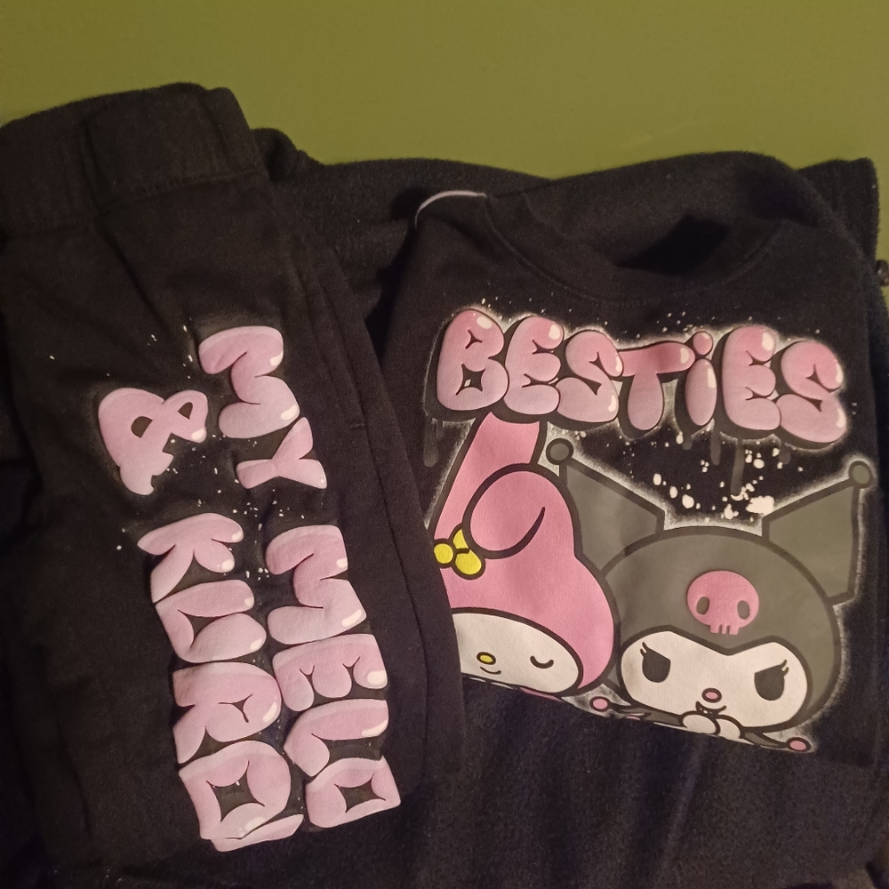 My Melody & Kuromi Besties Black Set